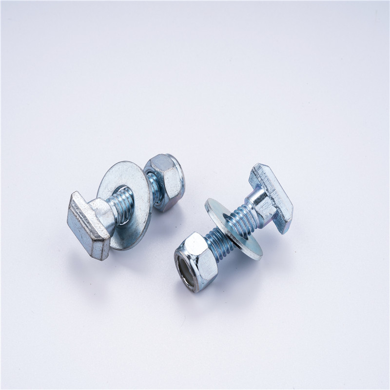 T bolt with nut and washer