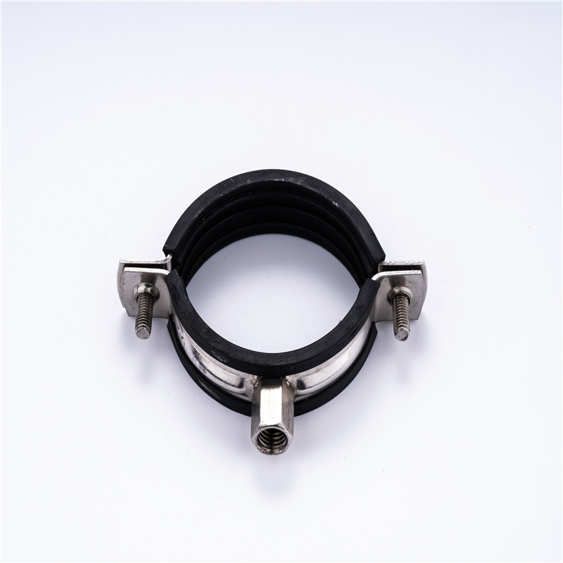 M8 reinforzed clamp with rubber lining