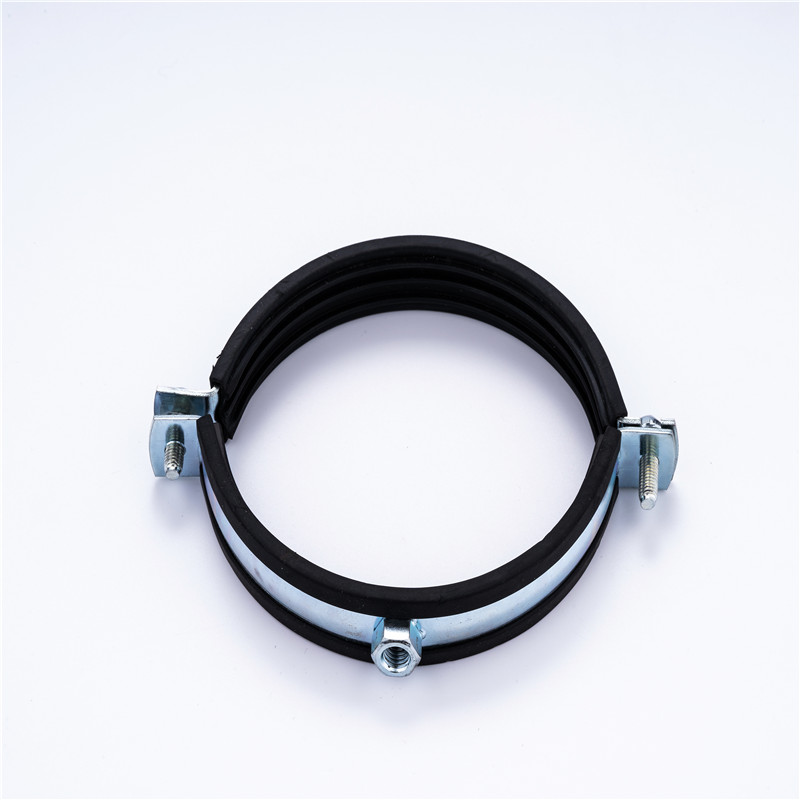 M8 reinforzed clamp with rubber lining