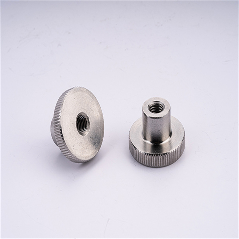 Knurled thumb nut