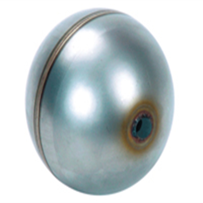 Through-hole stainless steel float